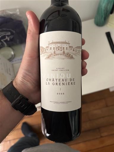 Bordéus Lussac-Saint-Émilion Château La Grenière 2023