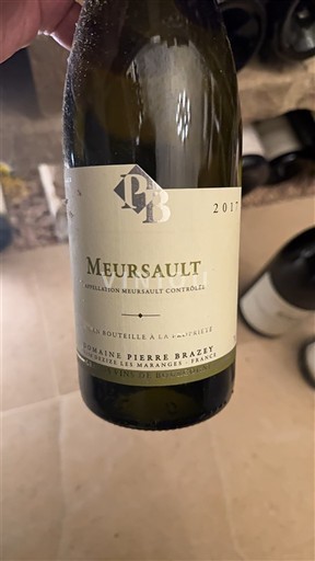 Burgund Meursault Domaine Pierre Bazeley 2017