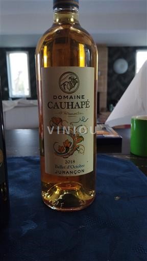 Sud-Ouest Jurançon Domaine Cauhapé Ballet d'Octobre 2018