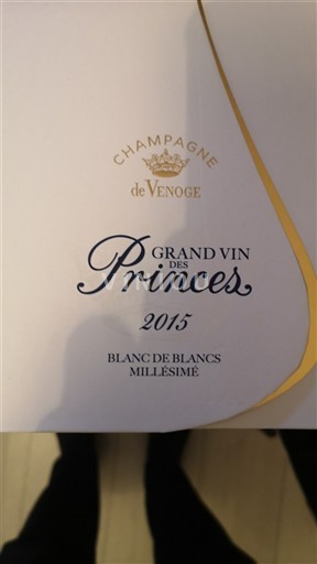 Champagne Champagne de Venoge Grand Vin des Princes 2015