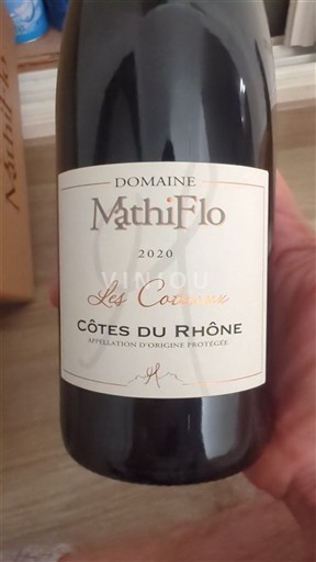 Rhônevallei Côtes-du-rhône Domaine Mathiflo Les Coteaux 2020