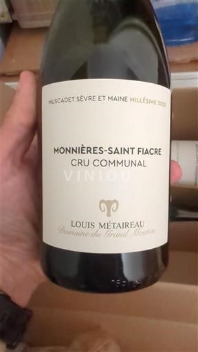 Vallée de la Loire Muscadet-sèvre-et-maine Grand Mouton Monnières-Saint Fiacre Cru Communal 2020