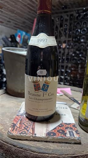 Burgundsko Nespecifikováno Premier Cru Lycée Viticole de Beaune Les Champimonts 1997