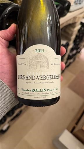 Burgundi Pernand-vergelesses Domaine Rollin Père et Fils 2011