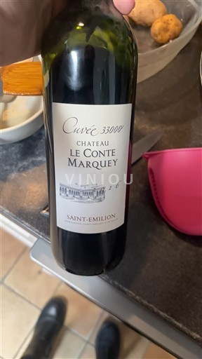 Bordeaux Saint-Émilion Château Le Conte Marquey 33000 2016
