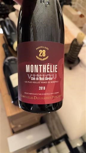 Burgundija Monthélie Monthélie-Douhairet-Porcheret Clos du Meix Garnier Les plus vieilles vignes du monopole 2018