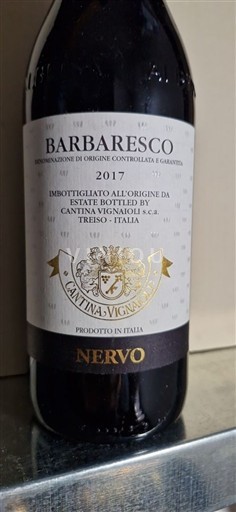 Piemont Barbaresco Cantina Vignaioli Nervo 2017