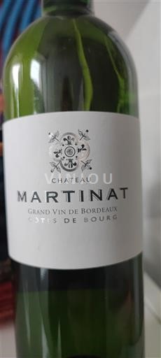 Burdeos Côtes-de-bourg Château Martinat 2020