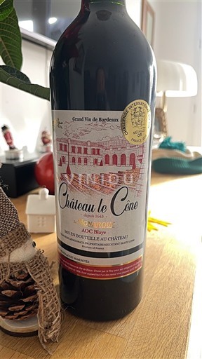 Bordeaux Blaye Château Le Cone Le Lion Rouge 2014