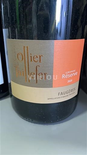 Languedoc Faugères Ollier Taillefer Grande Réserve 2020