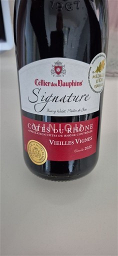 Vale do Ródano Côtes-do-Ródano Cellier des Dauphins Signature Vieilles Vignes 2022