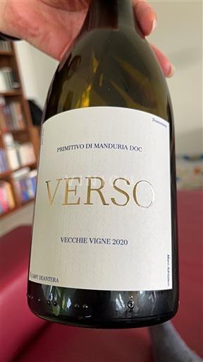 Apulien Primitivo di Manduria Verso Vecchie Vigne 2020