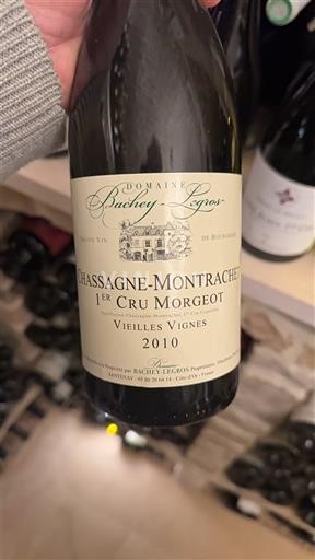 Burgundy Unspecified Premier Cru Domaine Bachey-Legros Vieilles Vignes 2010