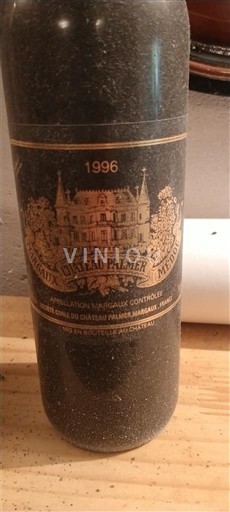 Bordeaux Margaux Grand Cru Château Palmer 1996