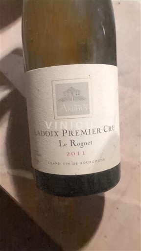 Bourgogne Ladoix Premier Cru Domaine Ardhuy Le Rognet 2011