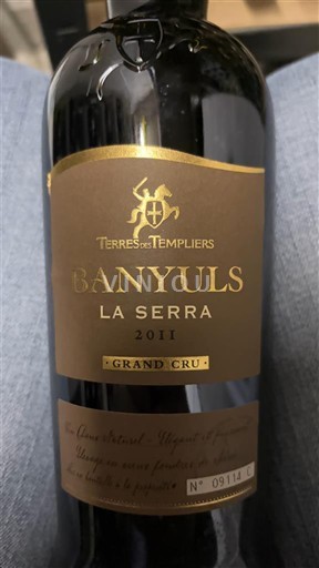 Roussillon Banyuls Grand Cru Grand Cru Terres des Templiers La Serra 2011