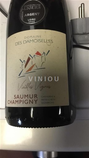Loiren laakso Saumur-champigny Domaine S Damoiselles Vieilles Vignes 2024