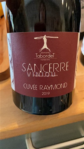 Vallée de la Loire Sancerre Domaine Tabordet Raymond 2019