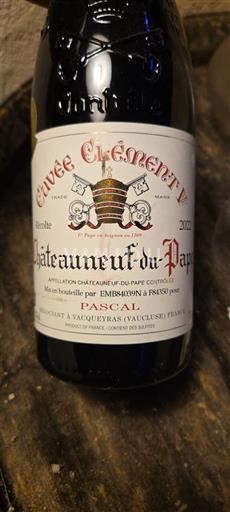 Rhône-dalen Châteauneuf-du-Pape Pascal Clément V 2022
