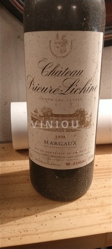 Bordeaux Margaux Grand Cru Château Prieuré-Lichine 1998