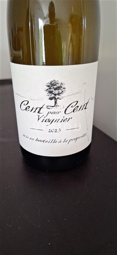 Languedoc a Roussillon Pays d'Oc Cent pour Cent Viognier 2023