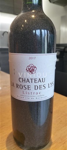 Bordeaux Listrac-Médoc Château La Rose des Lys 2017
