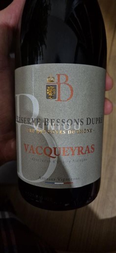 Rhône-dalen Vacqueyras Bessons Dupre Réserve Bessons Dupre 2023