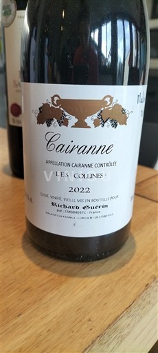 Rhône Valley Cairanne Richard Guerin Les Collines 2022