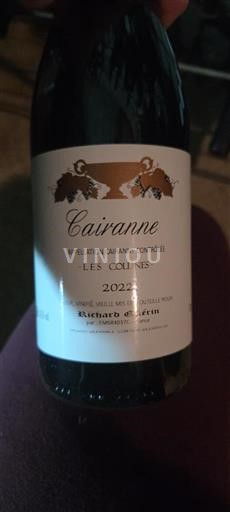 Rona dolina Cairanne Richard Guerin Les Collines 2022