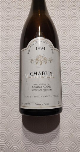 Burgundsko Chablis Domaine La Concièrgerie 1994