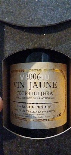 Jura Côtes-do-jura La Roche Fiendue 2006