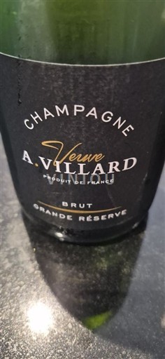 Champagne Șampanie Veuve A. Villard Grande Réserve Nemilésimat