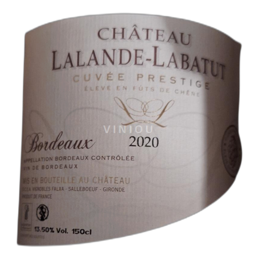 Bordeaux Château Lalande-Labatut Prestige 2020