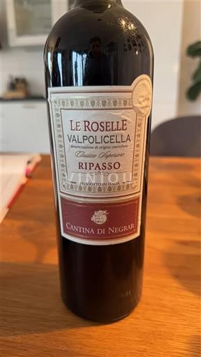 Vénétie Valpolicella Ripasso Cantina di Negrar Le Roselle 2016