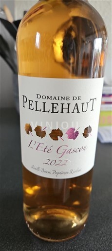 Sydvestfrankrig Côtes de Gascogne Domaine Pellehaut L'Été Gascon 2022