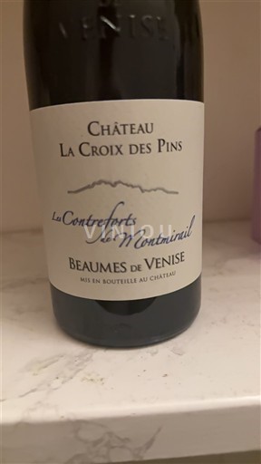 Vallée du Rhône Beaumes de Venise Château La Croix des Pins Les Contreforts de Montmirail 2023