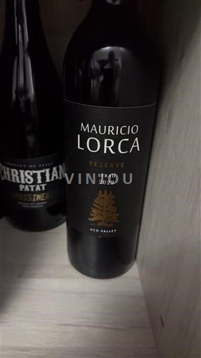 Mendoza Nicht spezifiziert Mauricio Lorca Reserve Syrah 2022
