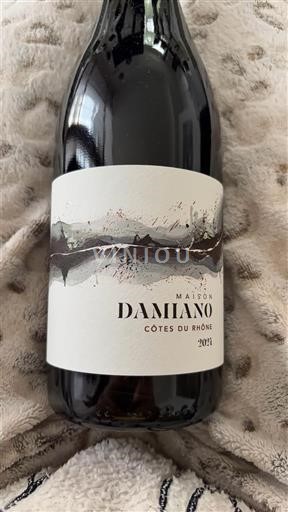Rhônen laakso Côtes-du-rhône Maison Damiano 2021