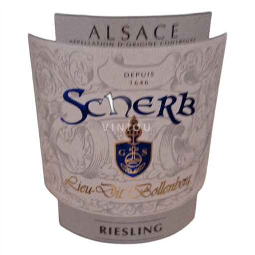 Alsace Riesling Scherb Lieu-Dit Bollenberg Không niên vụ