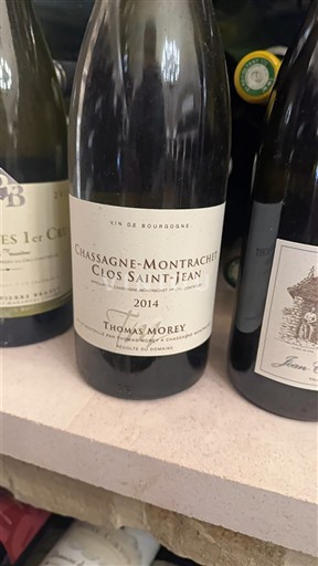 Bourgogne Chassagne-montrachet Thomas Morey Clos Saint-Jean 2014