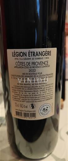 Provansa Côtes-de-Provence Institution des Invalides de la Légion Étrangère Légion Étrangère 2022