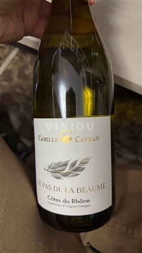 Valle del Ródano Côtes del Ródano Camille Cayran Le Pas de la Beaume Sin añada