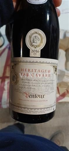 Rhônen laakso Ventoux Héritages Cavare 2016