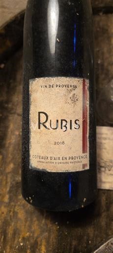 Provenza Coteaux de Aix en Provenza Rubis 2018