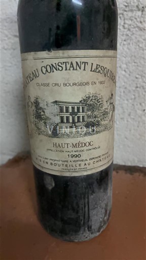 Bordeaux Haut-Médoc Château Constant Lesquerré 1990