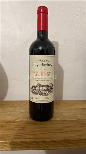 Wijnen Rouge sec Château Puy Barbey 2019 Frankrijk Bordeaux Saint-Émilion Grand Cru AOC Grand Cru