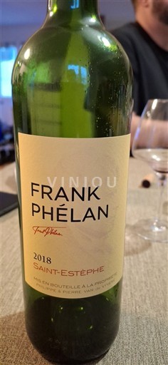 Bordeaux Saint-Estèphe Château Phélan Ségur Frank Phélan 2018