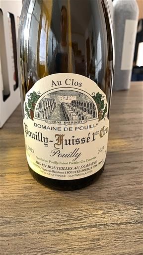 Borgoña Pouilly-fuissé Premier Cru Domaine Pouilly Au Clos 2022