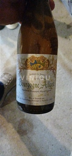 Bourgogne Bourgogne Aligoté Mongeard-Mugneret 2002