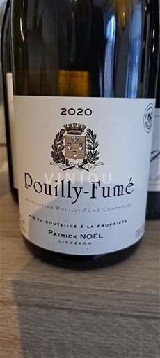 Dolina Loare Pouilly-fumé Patrick Noel 2020